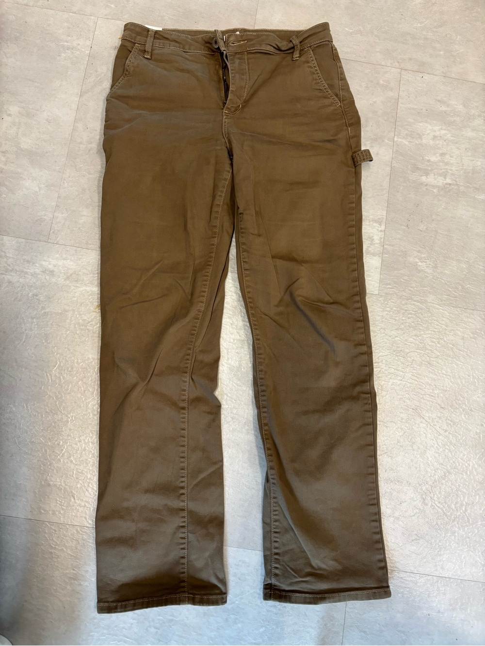 STS Blue Brown/Tan Waistband Pants Label Close-Up